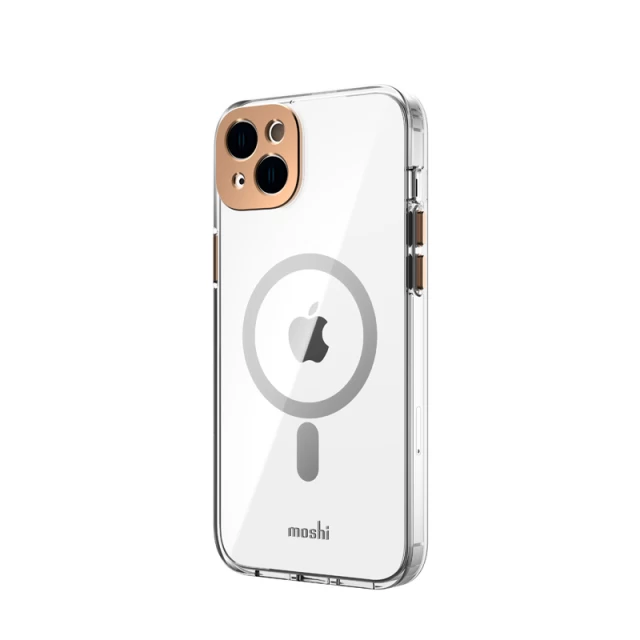 Чохол Moshi iGlaze Slim Hardshell Case для iPhone 14 Plus Sunset Gold with MagSafe (99MO137226)