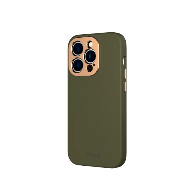 Чехол Moshi Napa Slim Hardshell Case для iPhone 14 Pro Juniper Green with MagSafe (99MO088633)