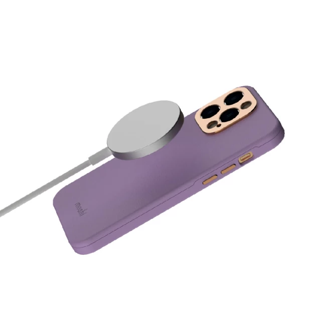 Чехол Moshi Napa Slim Hardshell Case для iPhone 14 Pro Lavender Purple with MagSafe (99MO088423)