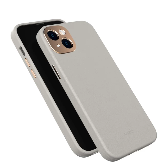 Чохол Moshi Napa Slim Hardshell Case для iPhone 14 Plus Serene Gray with MagSafe (99MO088013)