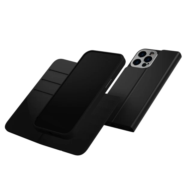 Чохол-книжка Moshi Overture Case with Detachable Magnetic Wallet для iPhone 14 Pro Midnight Black with MagSafe (99MO138003)