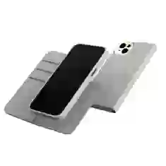 Чохол-книжка Moshi Overture Case with Detachable Magnetic Wallet для iPhone 14 Serene Gray with MagSafe (99MO138011)