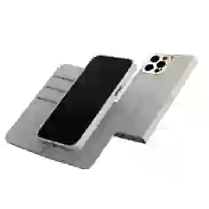 Чехол-книжка Moshi Overture Case with Detachable Magnetic Wallet для iPhone 14 Pro Serene Gray with MagSafe (99MO138013)