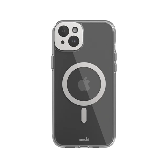 Чохол Moshi iGlaze для iPhone 15 Plus Luna Silver with MagSafe (99MO231002)