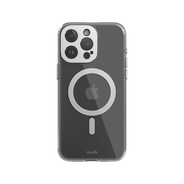 Чохол Moshi iGlaze для iPhone 15 Pro Max Luna Silver with MagSafe (99MO231004)