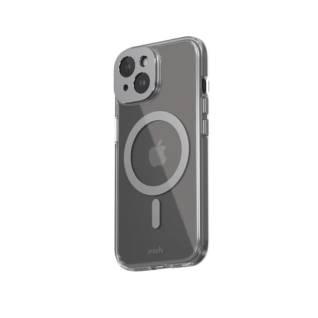 Чехол Moshi iGlaze для iPhone 15 Meteorite Gray with MagSafe (99MO231005)