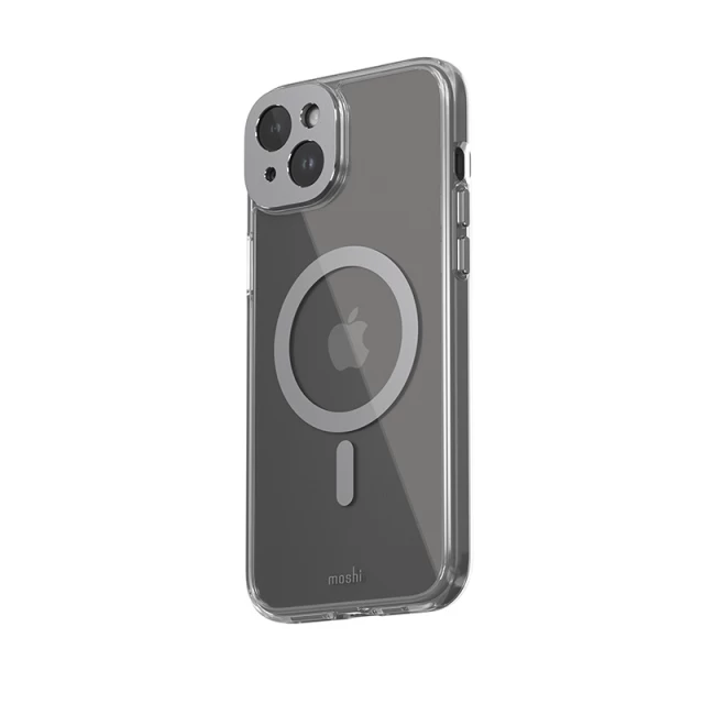 Чехол Moshi iGlaze для iPhone 15 Plus Meteorite Gray with MagSafe (99MO231006)