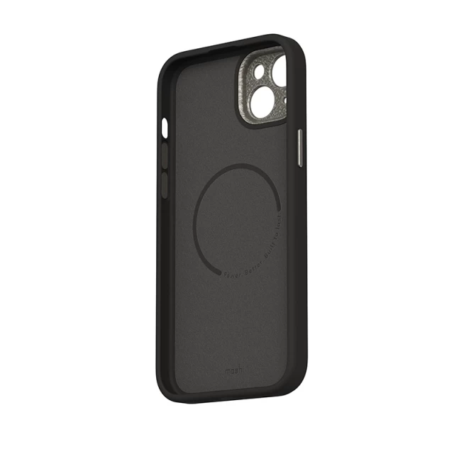 Чехол Moshi Napa для iPhone 15 Plus Midnight Black with MagSafe (99MO231102)