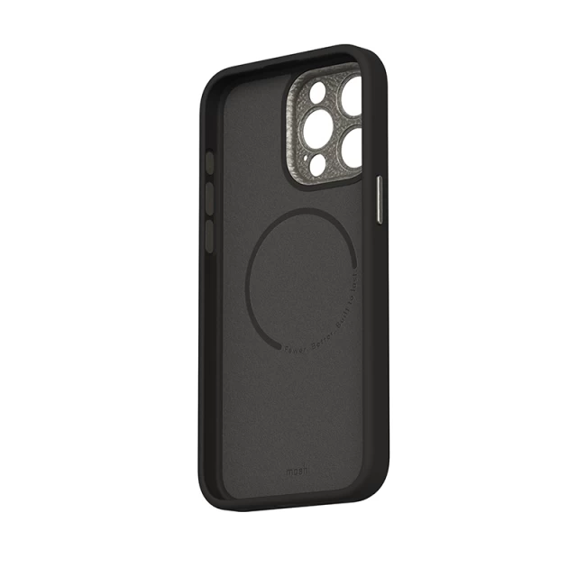 Чехол Moshi Napa для iPhone 15 Pro Midnight Black with MagSafe (99MO231103)