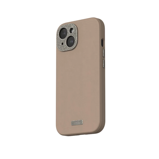 Чохол Moshi Napa для iPhone 15 Woodsmoke Brown with MagSafe (99MO231105)