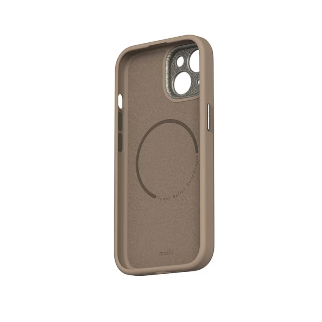 Чохол Moshi Napa для iPhone 15 Woodsmoke Brown with MagSafe (99MO231105)