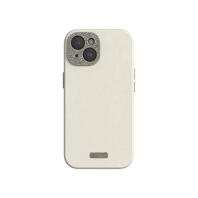 Чохол Moshi Napa для iPhone 15 Eggnog White with MagSafe (99MO231109)