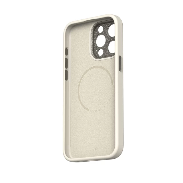 Чохол Moshi Napa для iPhone 15 Pro Max Eggnog White with MagSafe (99MO231112)