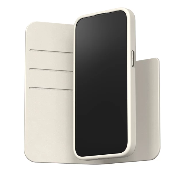 Чехол-книжка Moshi Overture для iPhone 15 Pro Max Eggnog White with MagSafe (99MO231208)
