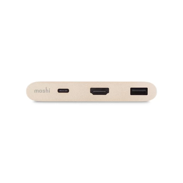Адаптер Moshi 3-in-1 USB-C | USB-A | HDMI Satin Gold (99MO084206)