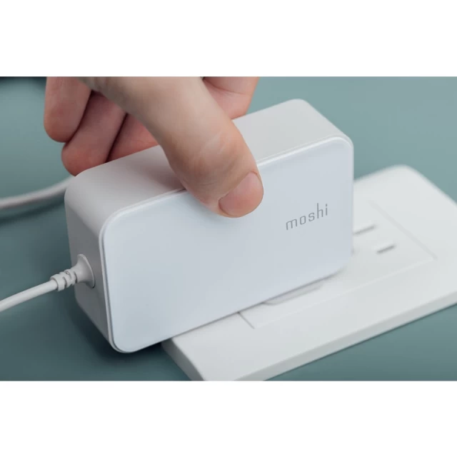 Зарядное устройство для ноутбука Moshi ProGeo (EU) 65W USB-C White (99MO022147)