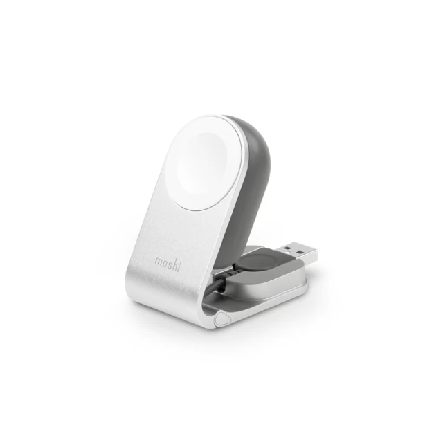 Зарядний пристрій Moshi Flekto (with USB-C Cable) для Apple Watch Silver (99MO022201)