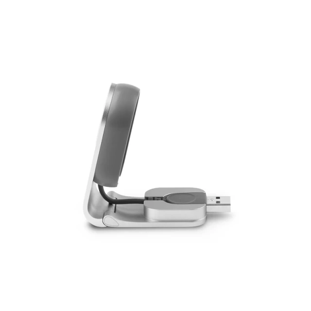 Зарядний пристрій Moshi Flekto (with USB-C Cable) для Apple Watch Silver (99MO022201)