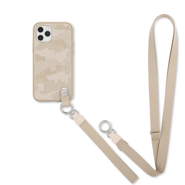 Чохол Moshi Altra Slim Hardshell Case with Strap для iPhone 12 | 12 Pro Sahara Beige (99MO117307)