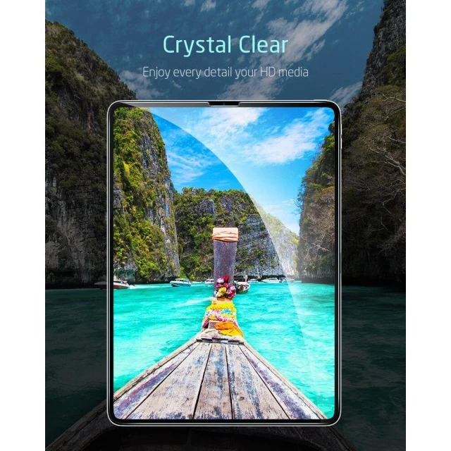 Защитное стекло ESR Tempered Glass для iPad Pro 12.9 2021 | 2020 Transparent (4894240069424)