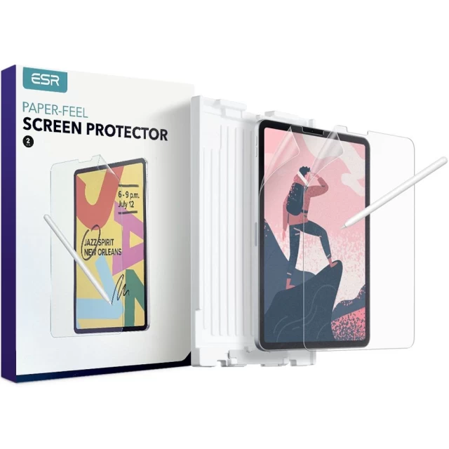 Защитная пленка ESR Folia Ochronna для iPad Pro 12.9 2022 | 2021 | 2020 Matte Clear (2 Pack) (4894240081433)