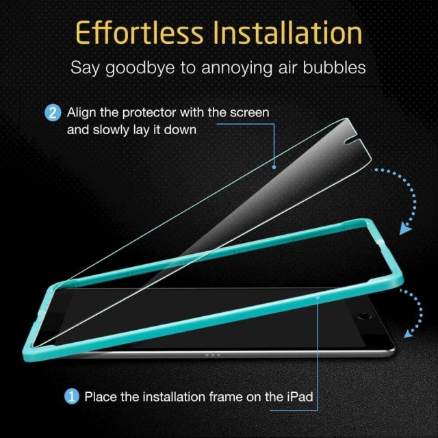 Захисне скло ESR Tempered Glass для iPad 7/8 10.2 2021 | 2020 | 2019 Transparent (4894240097151)