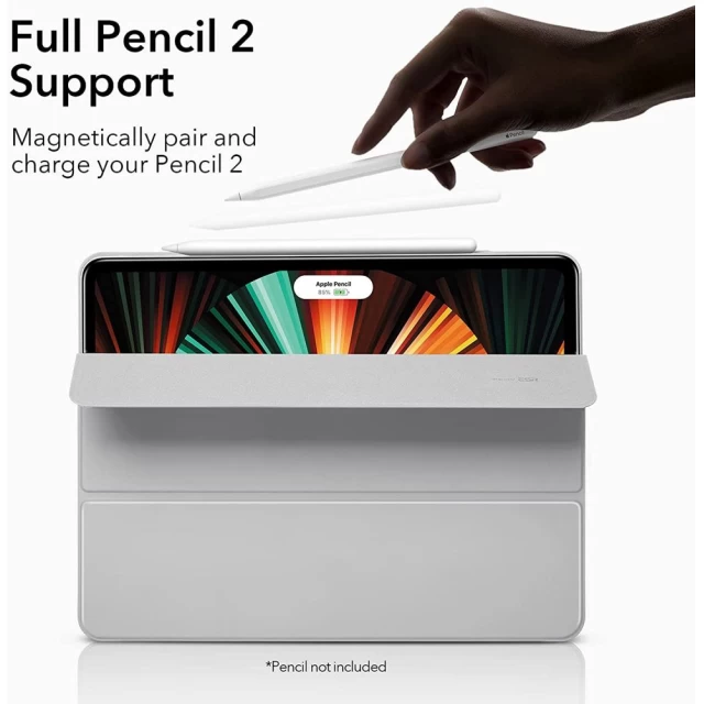 Чохол ESR Rebound Magnetic для iPad Pro 12.9 2022 | 2021 | 2020 Grey (4894240122914)