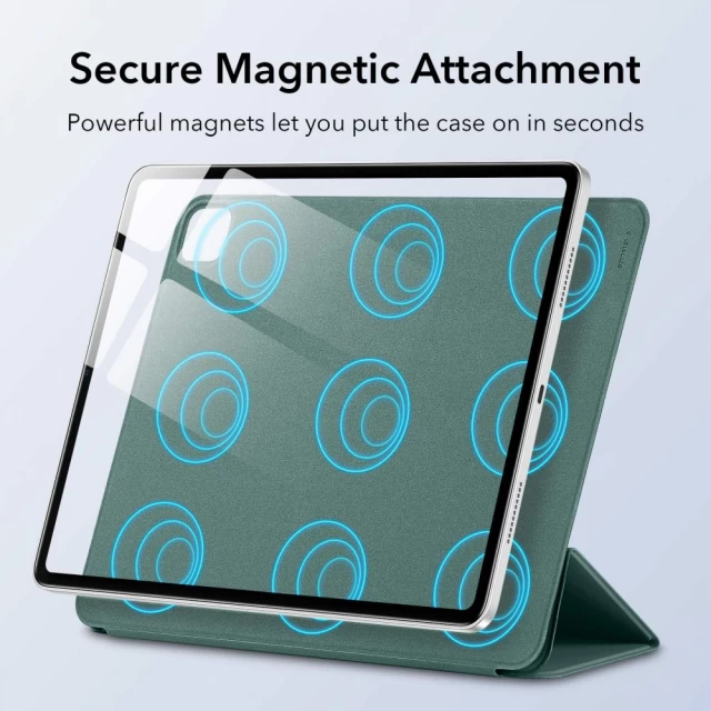 Чохол ESR Rebound Magnetic для iPad Pro 12.9 2022 | 2021 | 2020 Forest Green (4894240122921)