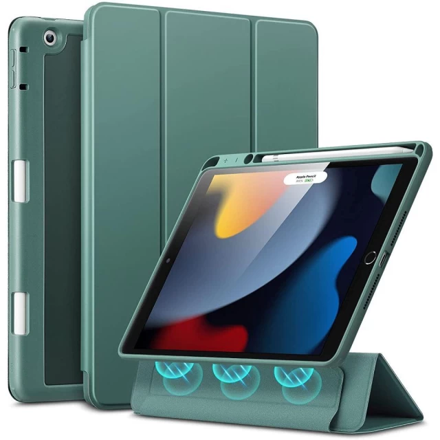 Чехол ESR Rebound Hybrid для iPad 10.2 2021 | 2020 | 2019 Frosted Green (19881-0)