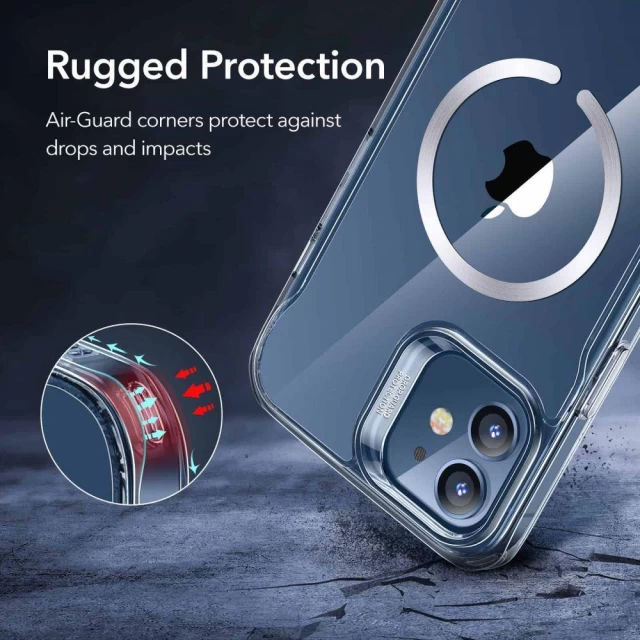 Чехол ESR Classic Hybrid Halolock для iPhone 12 | 12 Pro Clear with MagSafe (4894240144817)