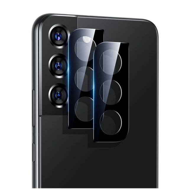 Защитное стекло ESR Tempered Glass для камеры Samsung Galaxy S22/S22 Plus Black (2 Pack) (4894240159484)