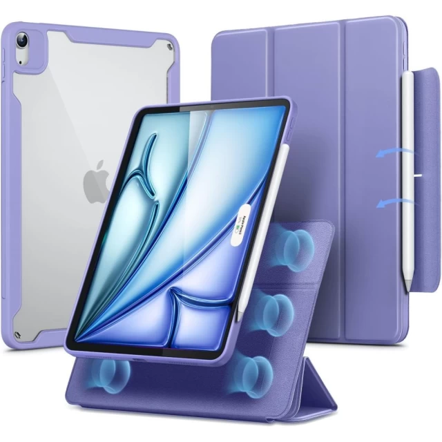 Чохол ESR Rebound Hybrid для iPad Air 11 (2024) | Air 10.9 (2022 | 2020) Lavender (4894240164105)