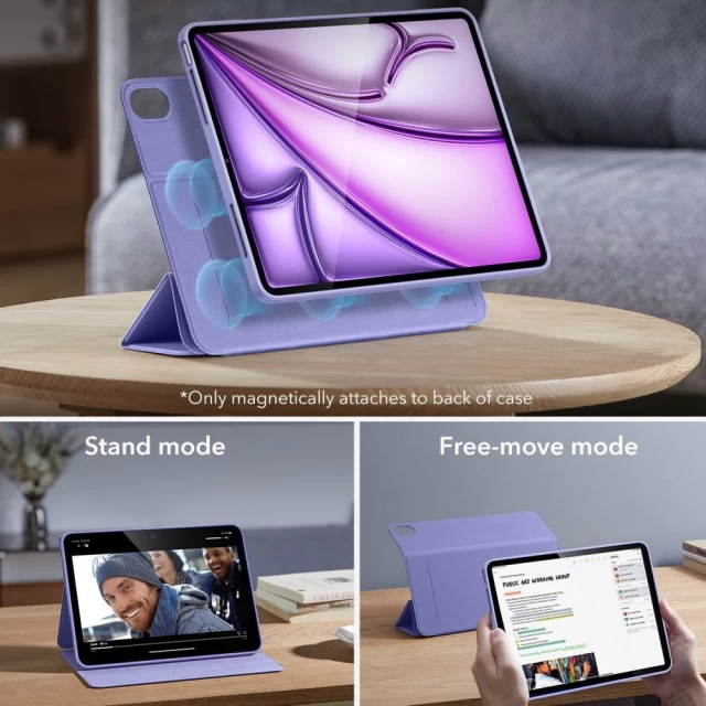 Чохол ESR Rebound Hybrid для iPad Air 11 (2024) | Air 10.9 (2022 | 2020) Lavender (4894240164105)