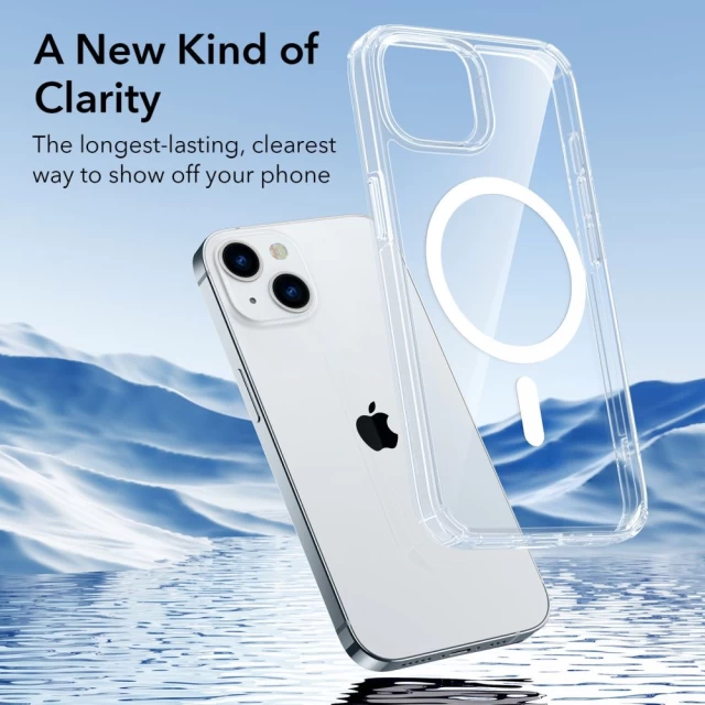 Чехол ESR Krystec HaloLock для iPhone 14 Plus Clear with MagSafe (4894240174951)
