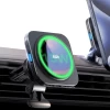 Автотримач із функцією бездротової зарядки ESR Magnetic Vent Car Mount Wireless Charger Qi2 15W Black with MagSafe (4894240190364)