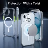 Чехол и защитное стекло ESR Classic Pro Set Halolock для iPhone 15 Clear with MagSafe (4894240204634)