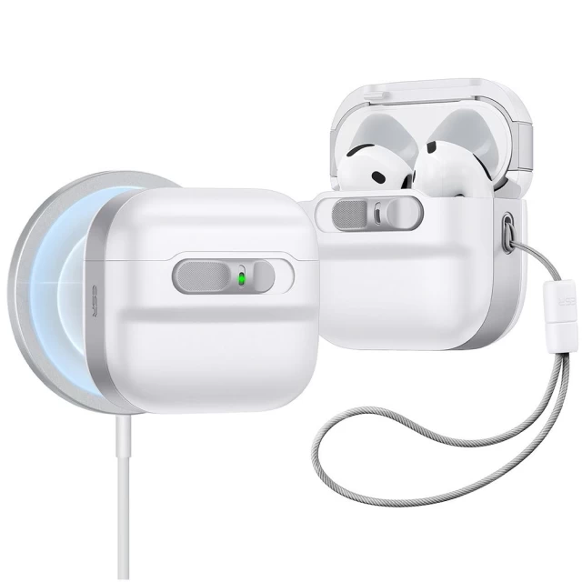 Чохол для навушників ESR Pulse Halolock для AirPods 4 White with MagSafe (4894240217726)