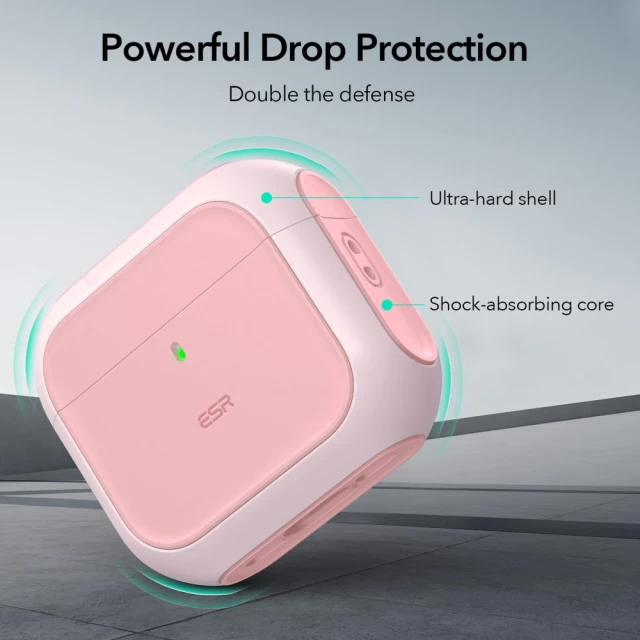 Чохол для навушників ESR Orbit Halolock для AirPods 4 Pink with MagSafe (4894240228906)