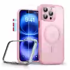 Чехол и защитное стекло ESR Classic Pro Set Halolock для iPhone 16 Pro Max Frosted Pink with MagSafe (4894240230114)