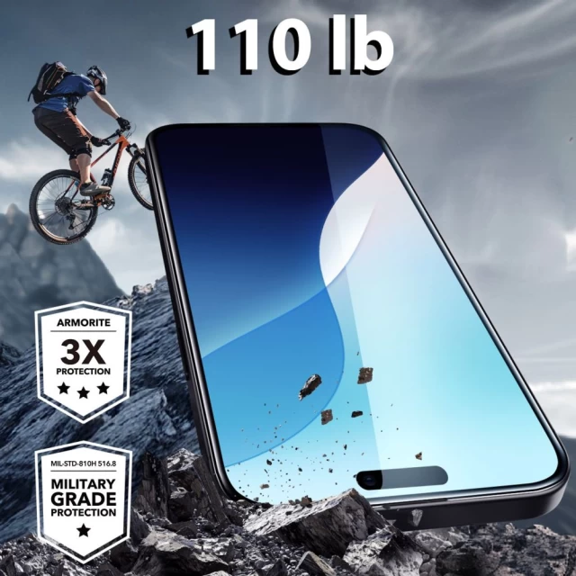 Захисне скло ESR Armorite для iPhone 16 Pro Max Clear (4894240236079)