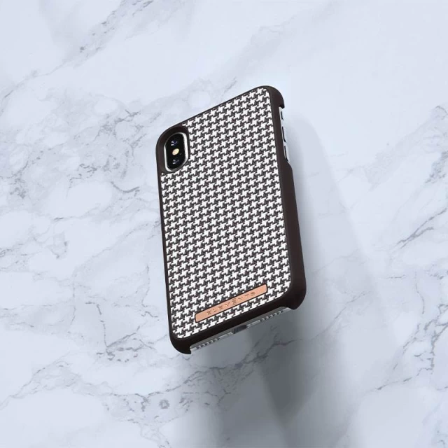 Чохол Nordic Elements Saeson Idun для iPhone XS | X Dark Brown Pattern 2 (E20255)