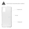 Комплект ARM для Samsung Galaxy A51 (Захисне скло Full Glue + Чохол Air Series Transparent) (ARM58041)