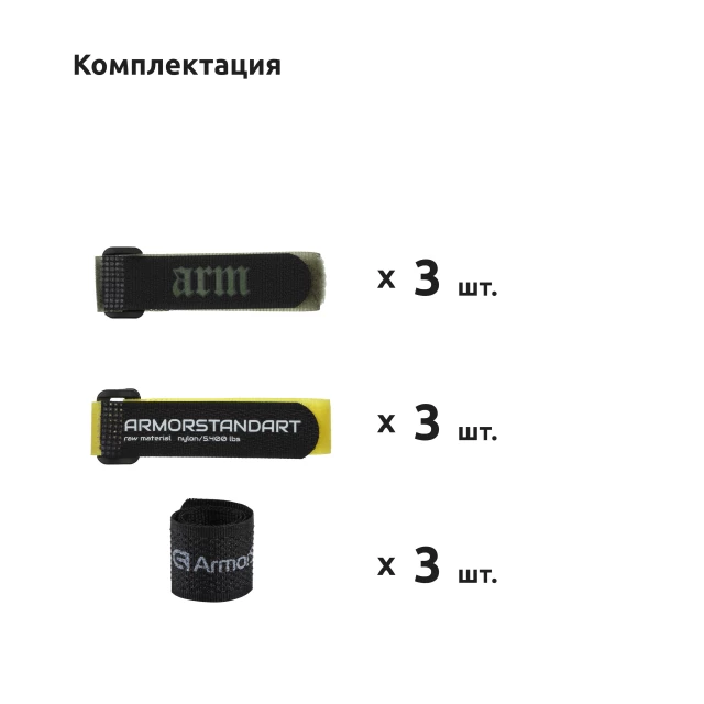 Комплект органайзерів ARM Smart Home-1 Black/Yellow/Khaki (10 Pack) (ARM58663)