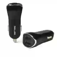 Автомобільний зарядний пристрій Beline CC10 Dual Charger USB 2.1A Black (5900168331228)