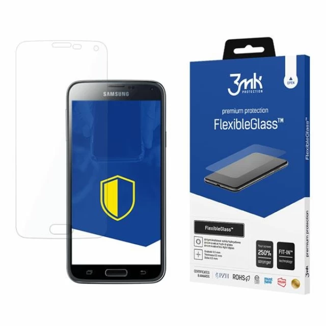 Защитное стекло 3mk FlexibleGlass для Samsung Galaxy S5 (G900) (5901571101125)