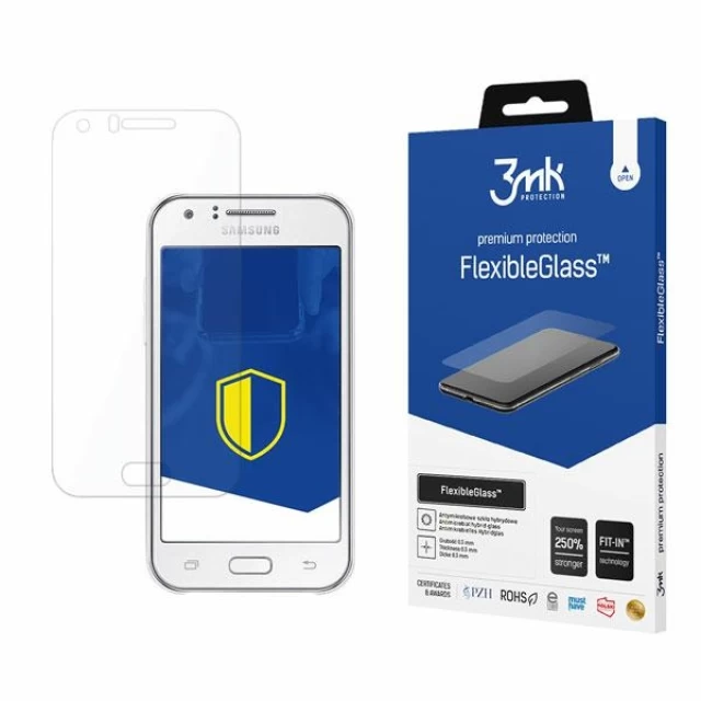 Захисне скло 3mk FlexibleGlass для Samsung Galaxy J1 (5901571130606)