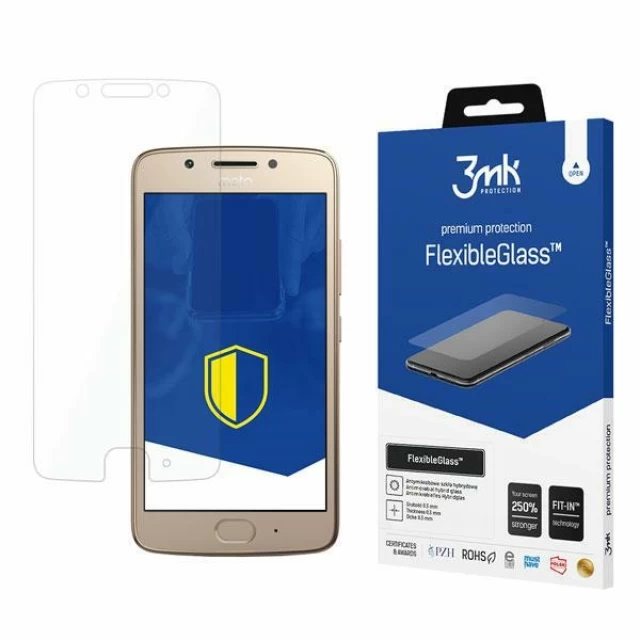 Защитное стекло 3mk FlexibleGlass для Motorola Moto G5 Transparent (5901571139128)