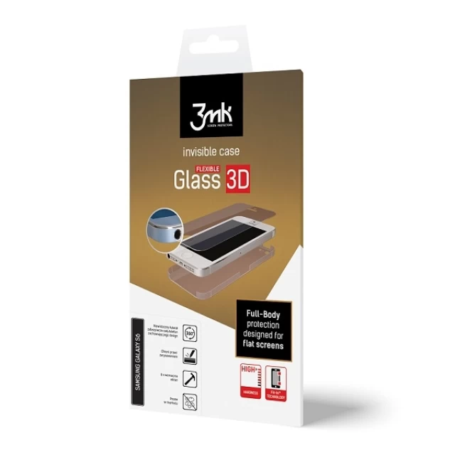 Гибридное защитное стекло 3mk FlexibleGlass 3D для Sony XZ1 (5901571139418)