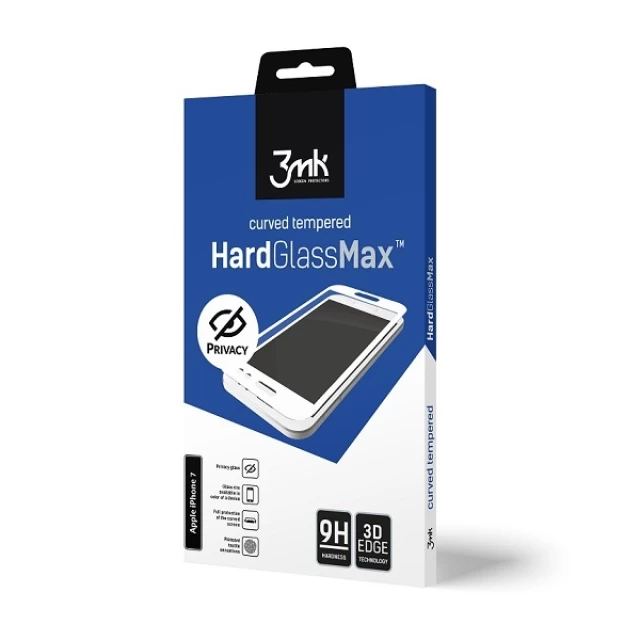 Захисне скло 3mk Glass Max Privacy для iPhone 6 | 6s Plus Black (5901571147109)