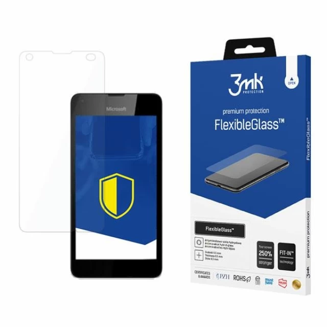Защитное стекло 3mk FlexibleGlass для Microsoft Lumia 550 (5901571162522)
